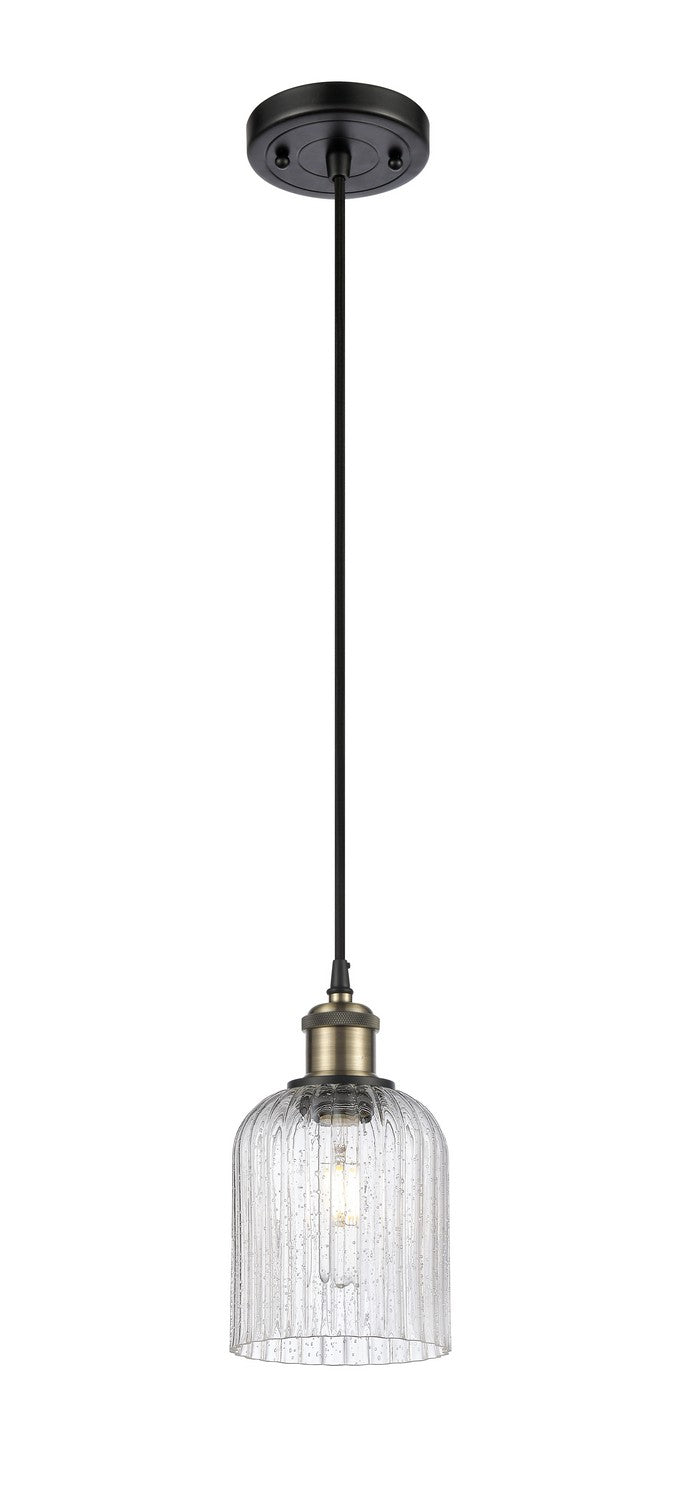 Innovations - 516-1P-BAB-G559-5SDY - One Light Mini Pendant - Ballston - Black Antique Brass