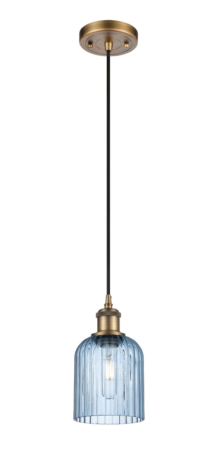 Innovations - 516-1P-BB-G559-5BL - One Light Mini Pendant - Ballston - Brushed Brass