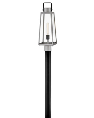 Lark - 82001AL - LED Post Mount - Hugh - Antique Brushed Aluminum