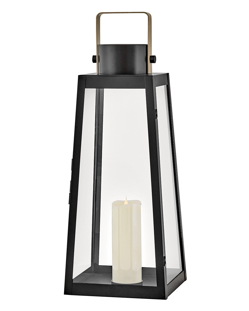 Lark - 82312BK - Decorative Lantern - Hugh - Black