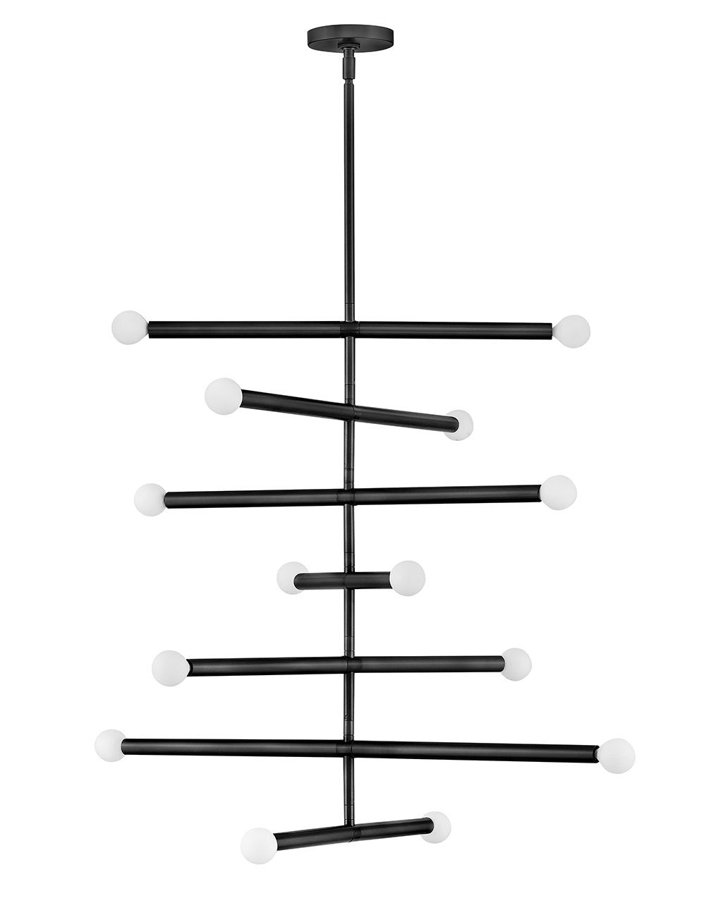 Lark - 83199BK - LED Chandelier - Millie - Black