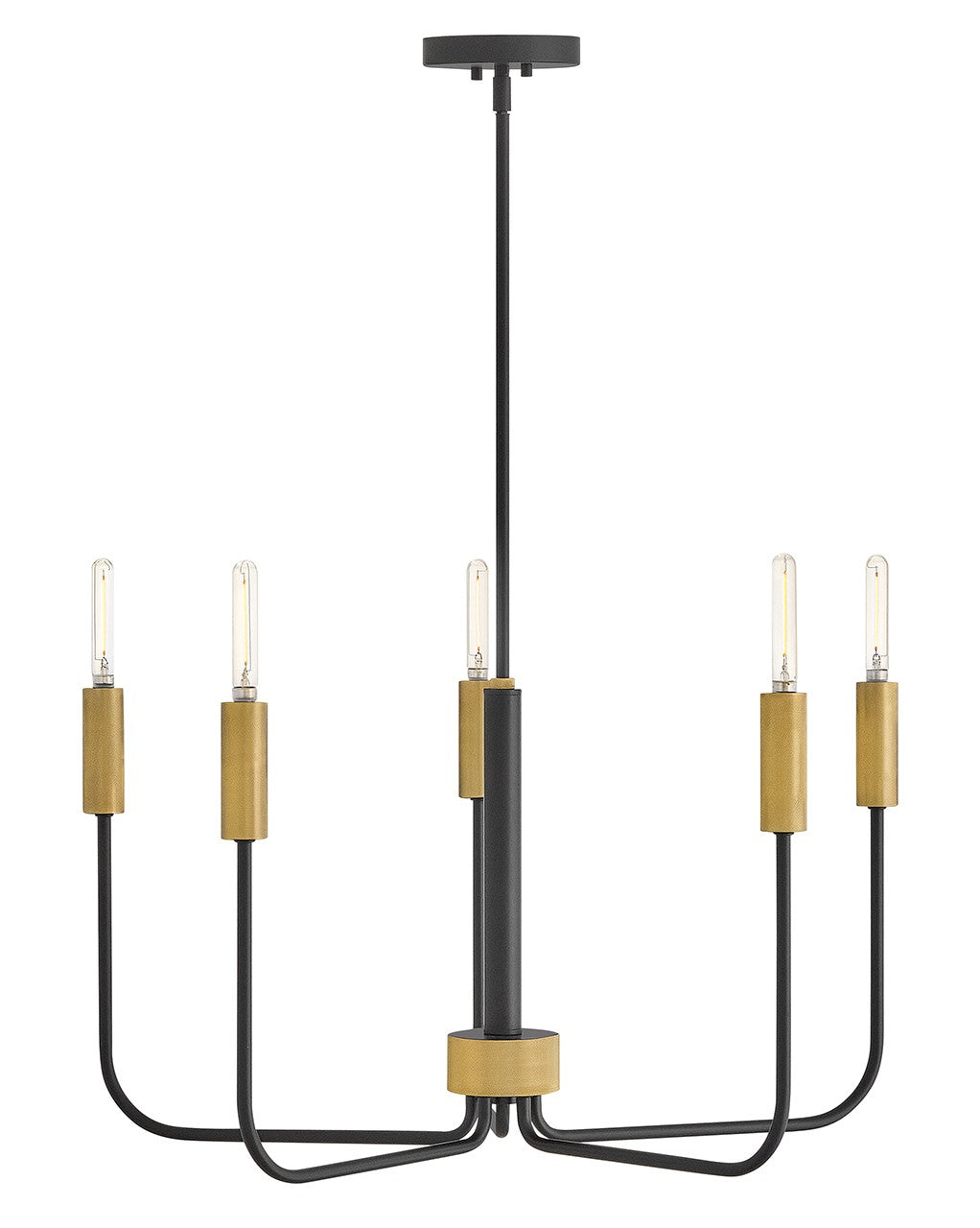 Lark - 83634BK-LCB - LED Chandelier - Austen - Black