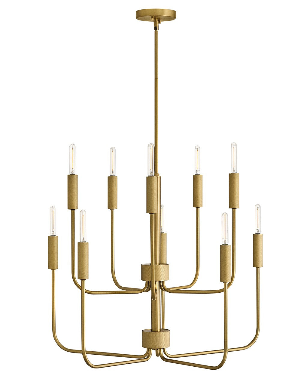 Lark - 83636LCB - LED Chandelier - Austen - Lacquered Brass