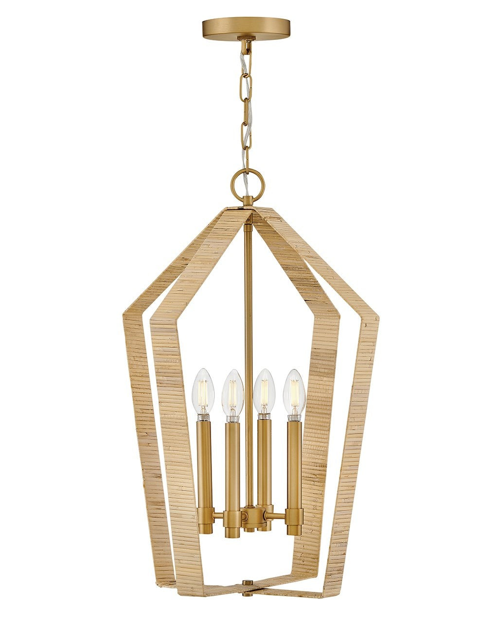 Lark - 83644LCB - LED Pendant - Sammi - Lacquered Brass