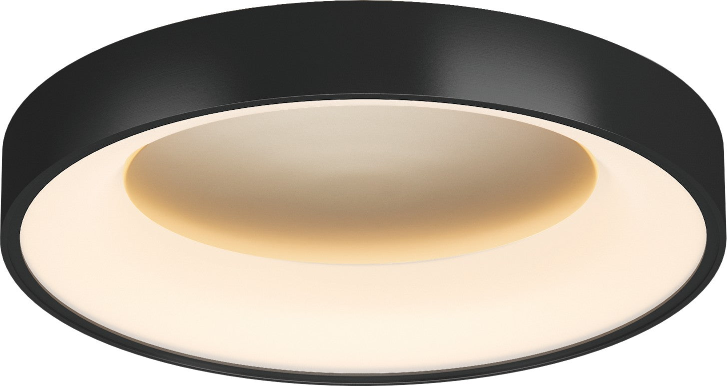 PageOne - PC111321-SDG/BC - LED Flush Mount - Nortic - Satin Dark Gray/Brushed Champagne