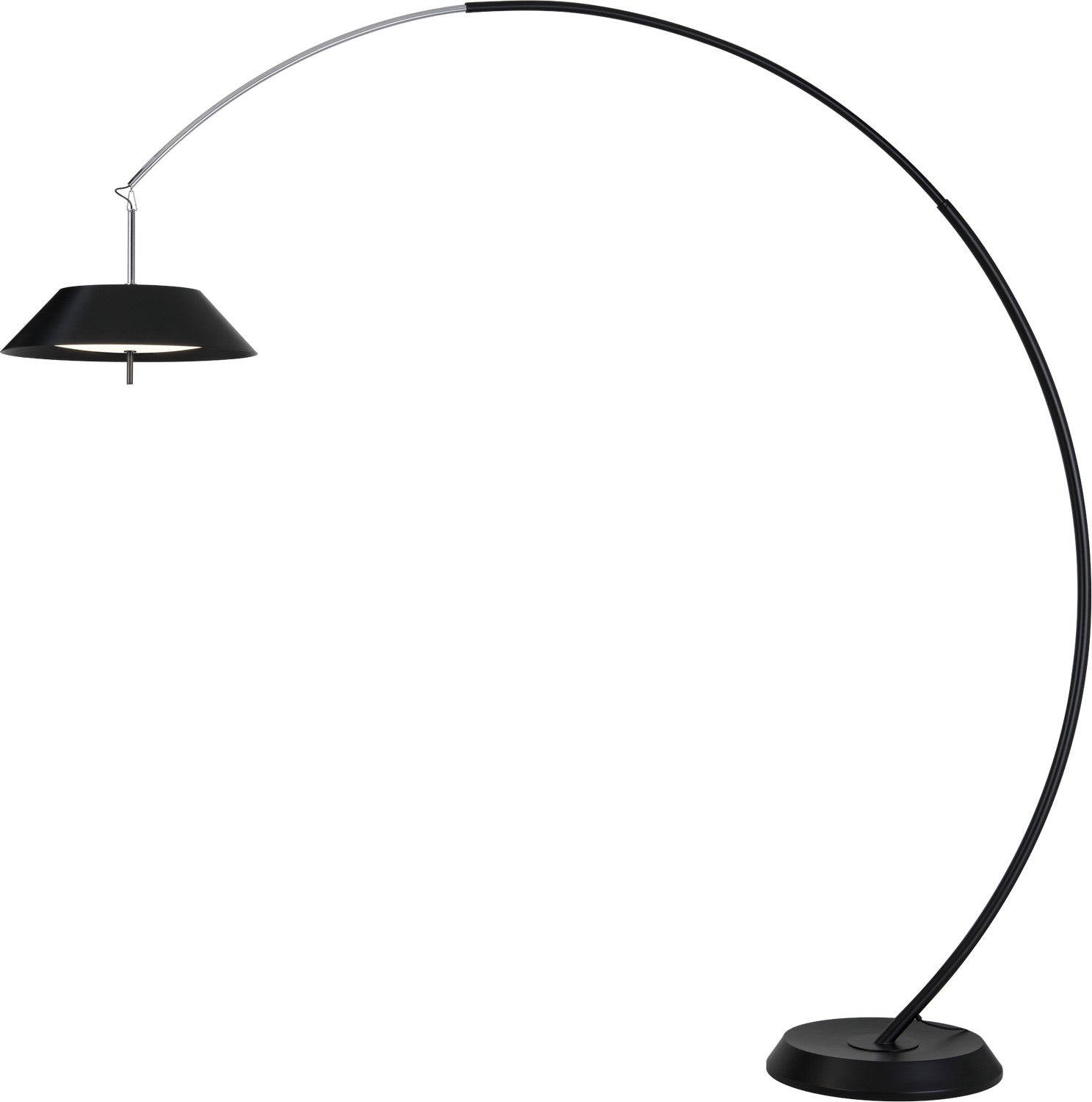 PageOne - PF150642-CM/MB - LED Floor Lamp - Boccia - Chrome/Matte Black