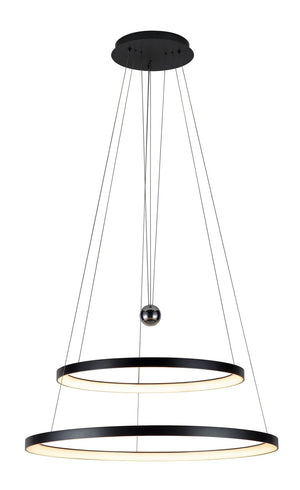 PageOne - PP121548-BK - LED Pendant - Cosima - Black