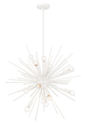 Minka-Lavery - 1112-655 - 15 Light Pendant - Bessel - Sand White