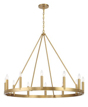 Minka-Lavery - 1716-894 - 12 Light Chandelier - Dutton - Signature Brass
