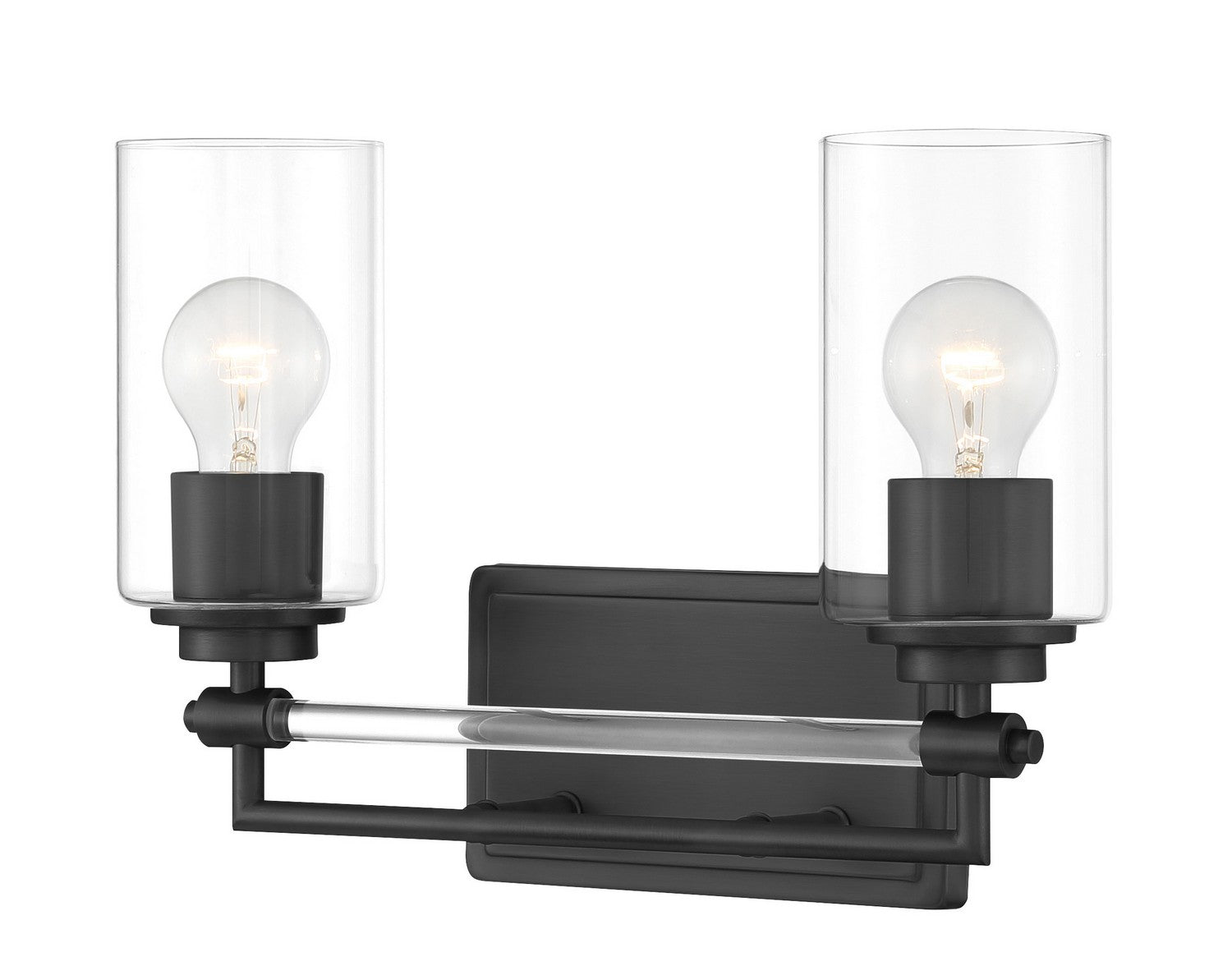 Minka-Lavery - 2642-66A - Two Light Bath Vanity - Binsly - Coal Black