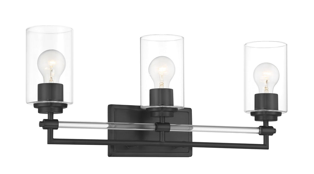 Minka-Lavery - 2643-66A - Three Light Bath Vanity - Binsly - Coal Black