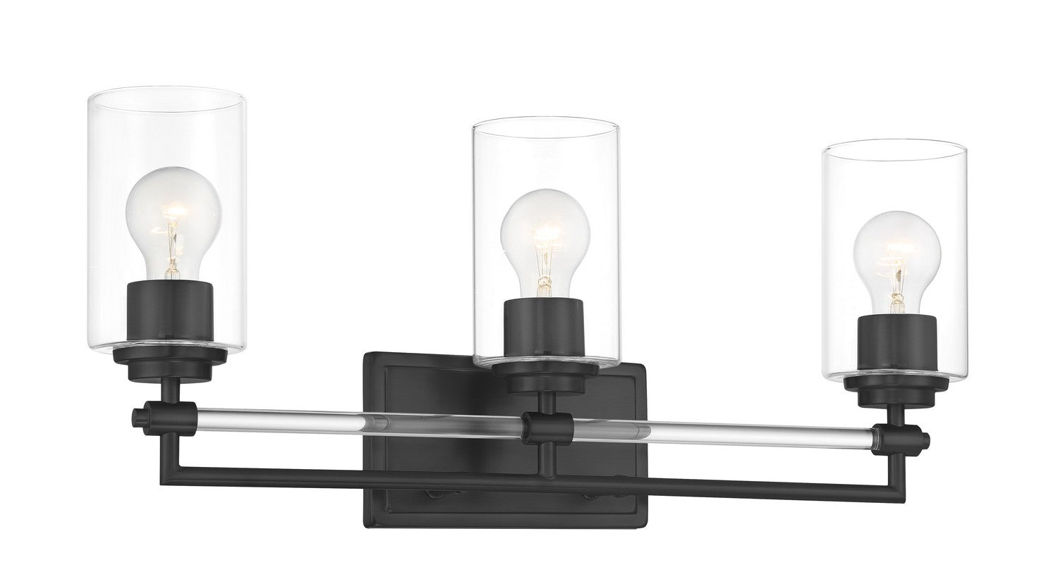 Minka-Lavery - 2643-66A - Three Light Bath Vanity - Binsly - Coal Black