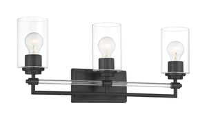 Minka-Lavery - 2643-66A - Three Light Bath Vanity - Binsly - Coal Black