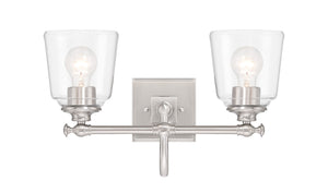 Minka-Lavery - 4002-84 - Two Light Vanity - Antonia - Brushed Nickel