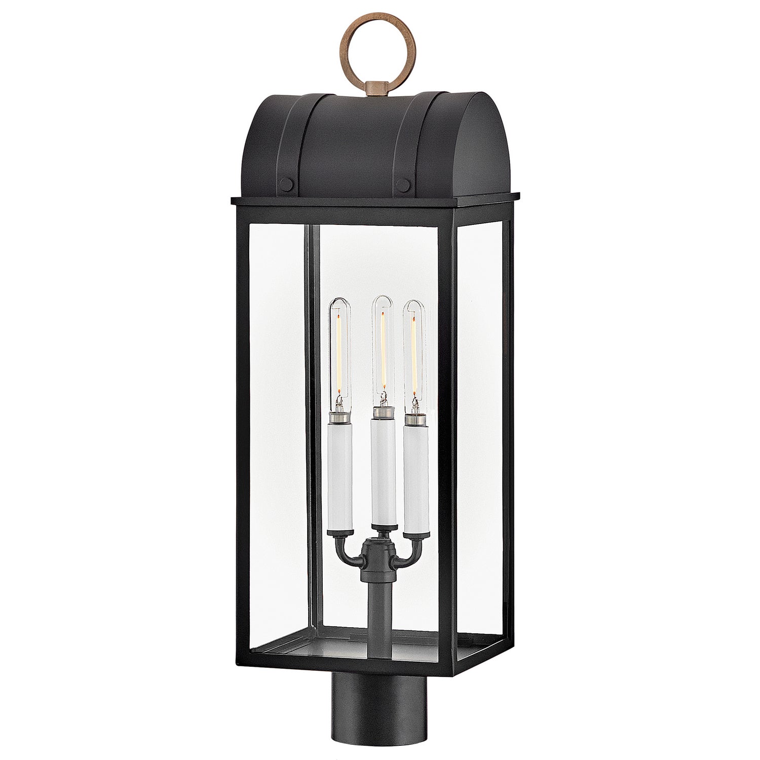 Hinkley - 10661BK-BU - LED Post Mount - Campbell - Black