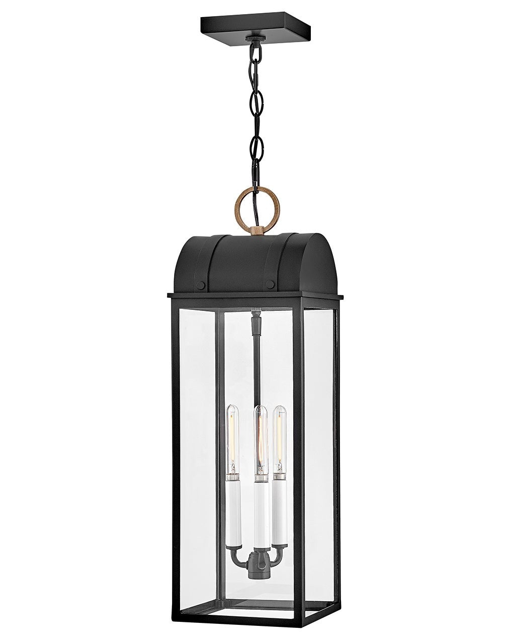 Hinkley - 10662BK-BU - LED Hanging Lantern - Campbell - Black