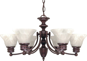 Nuvo Lighting - 60-358 - Six Light Chandelier - Empire - Old Bronze