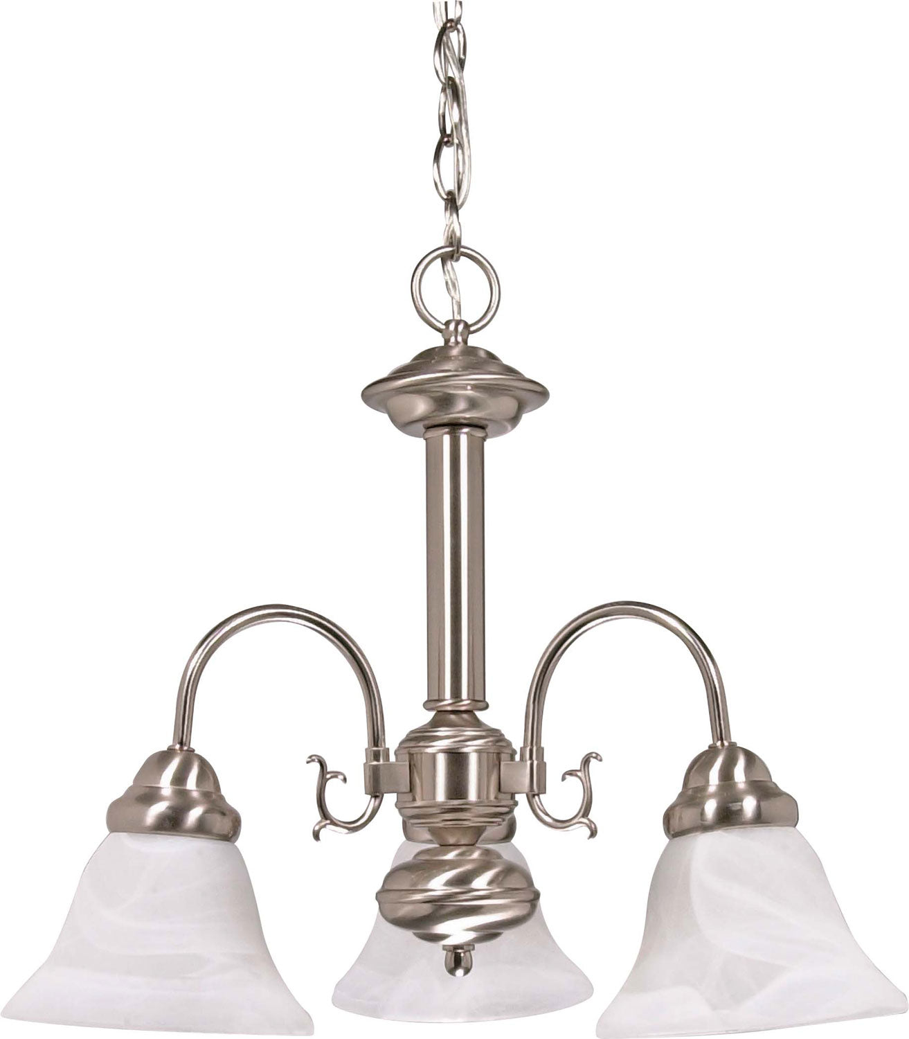 Nuvo Lighting - 60-182 - Three Light Chandelier - Ballerina - Brushed Nickel