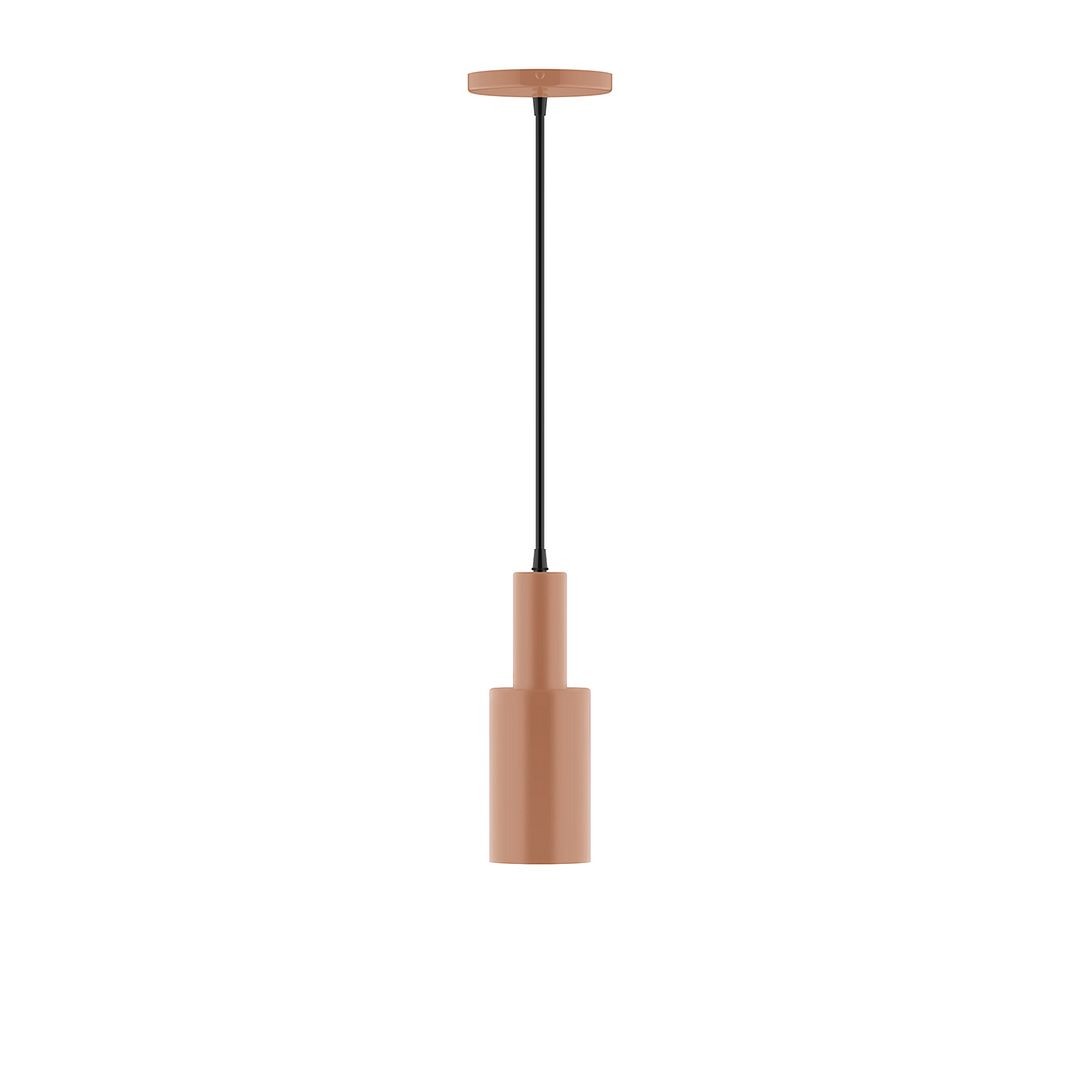 Montclair Light Works - PEBX450-19-C01 - One Light Pendant - Stack - Terracotta