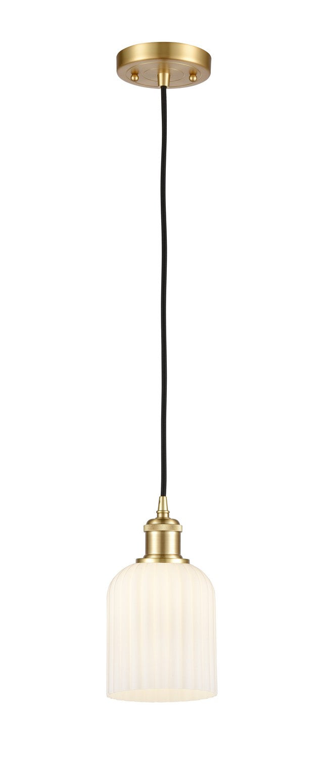 Innovations - 516-1P-SG-G559-5GWH - One Light Mini Pendant - Ballston - Satin Gold