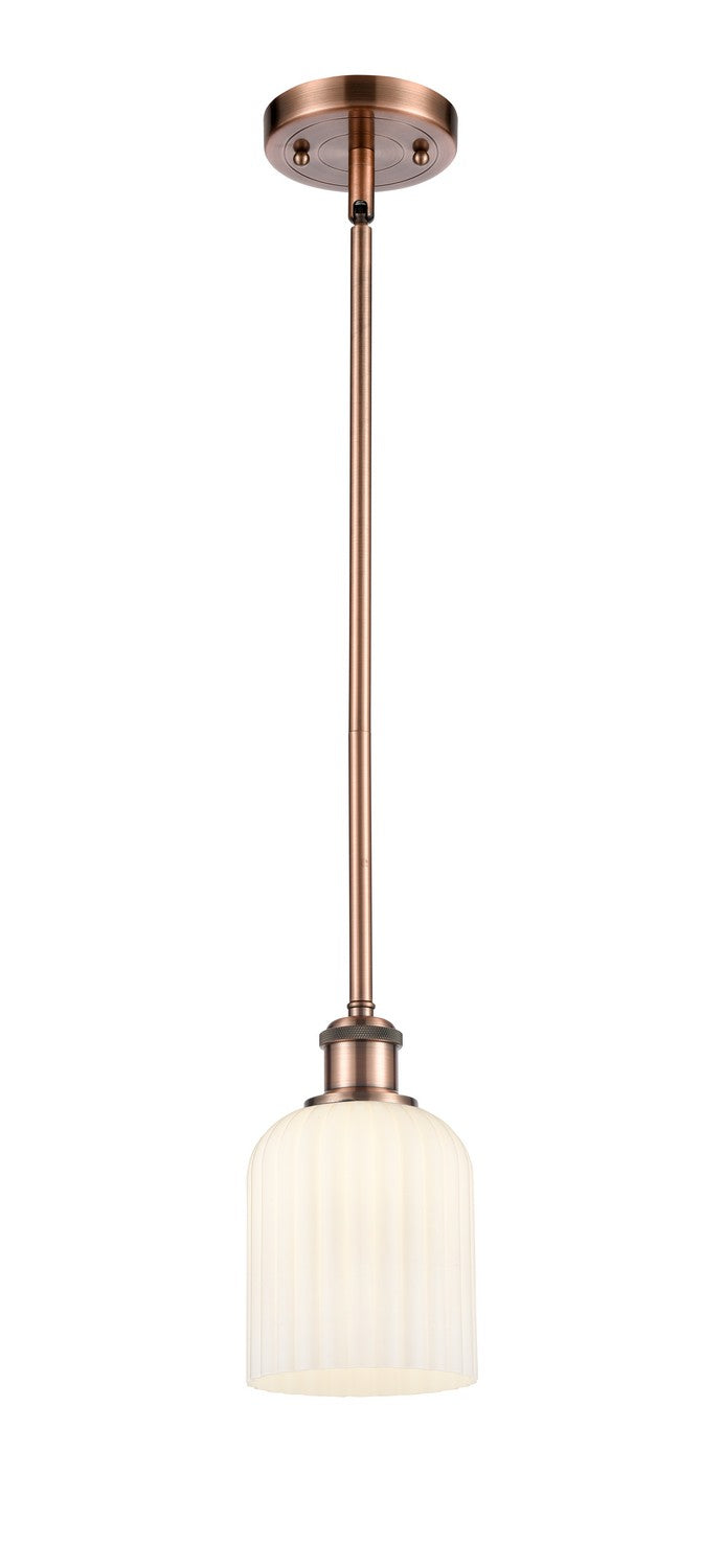 Innovations - 516-1S-AC-G559-5GWH - One Light Mini Pendant - Ballston - Antique Copper