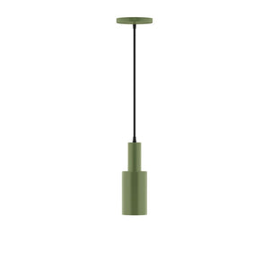 Montclair Light Works - PEBX450-22-C01 - One Light Pendant - Stack - Fern Green