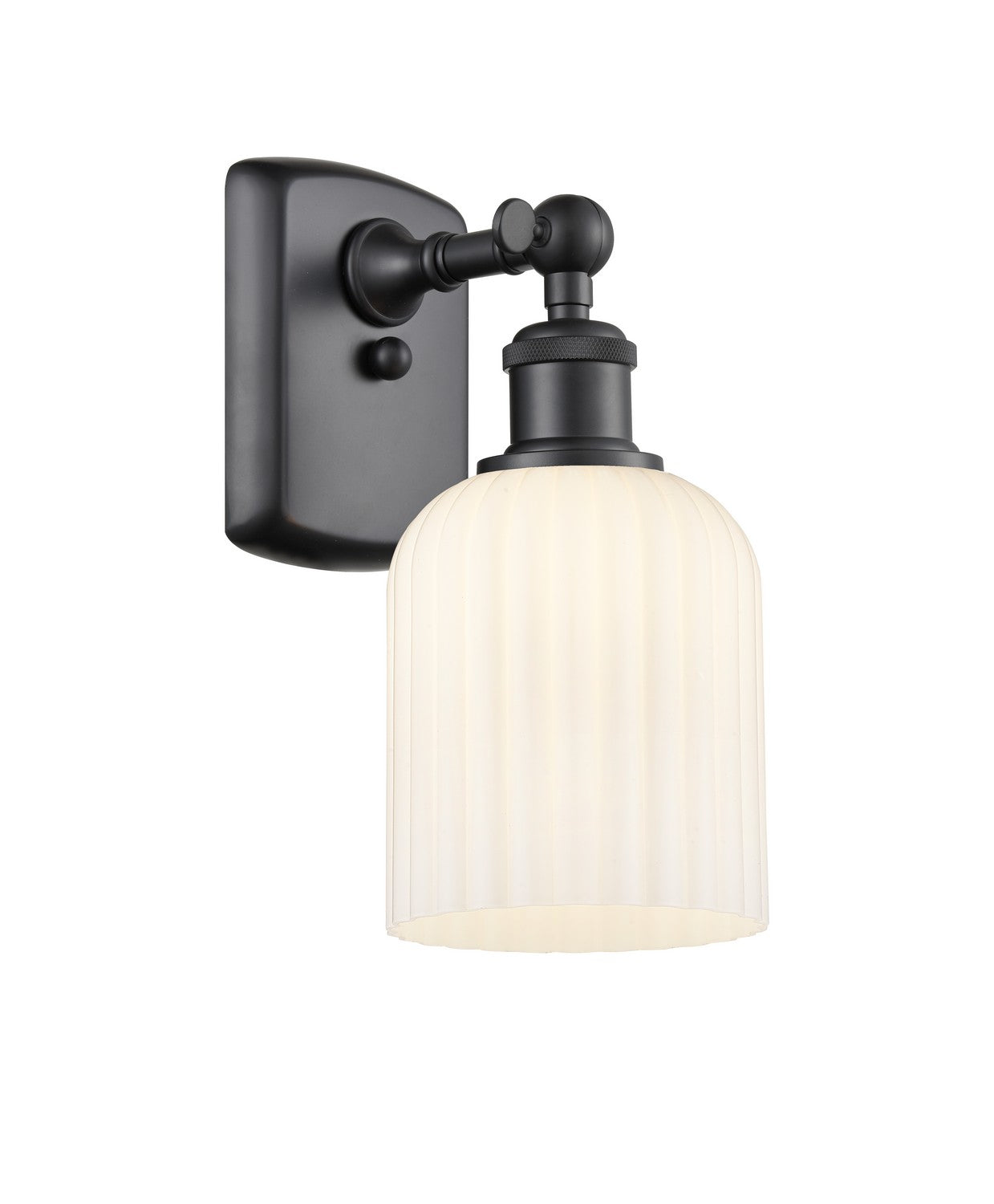 Innovations - 516-1W-BK-G559-5GWH - One Light Wall Sconce - Ballston - Matte Black