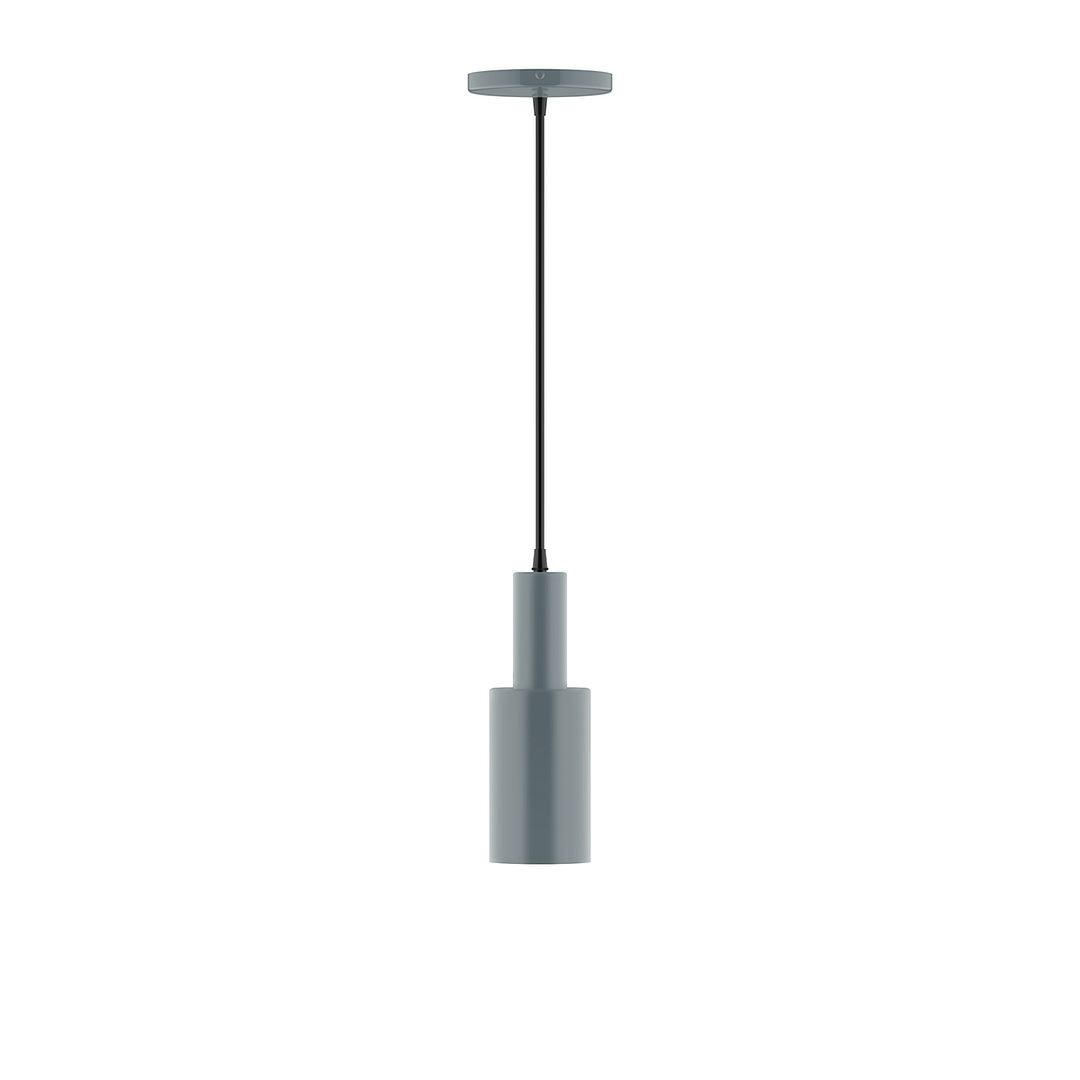 Montclair Light Works - PEBX450-40-C01 - One Light Pendant - Stack - Slate Gray