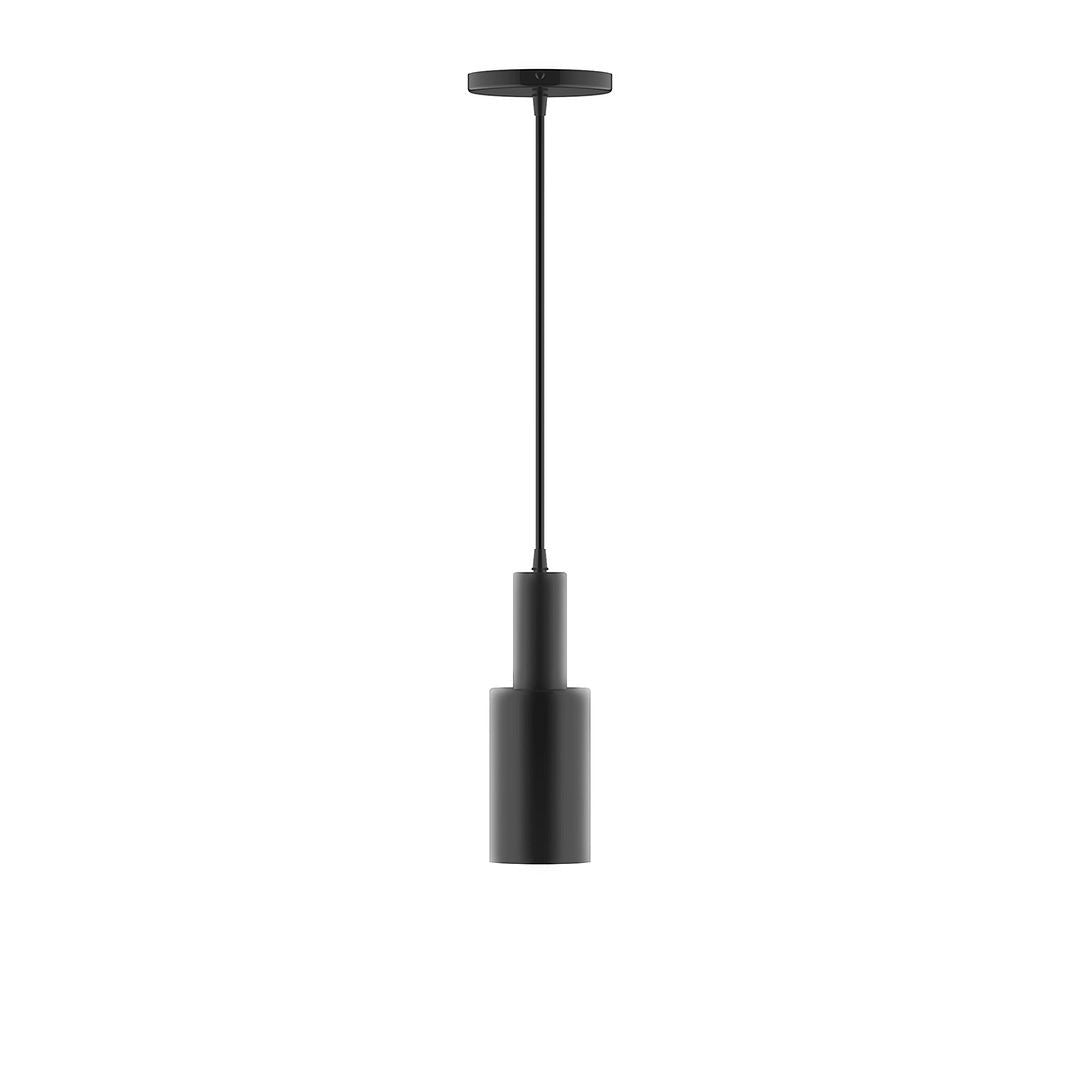 Montclair Light Works - PEBX450-41-C01 - One Light Pendant - Stack - Black