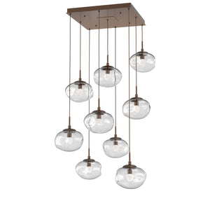 Hammerton Studio - CHB0068-09-BB-FC-C01-L3 - LED Pendant - Nebula - Burnished Bronze