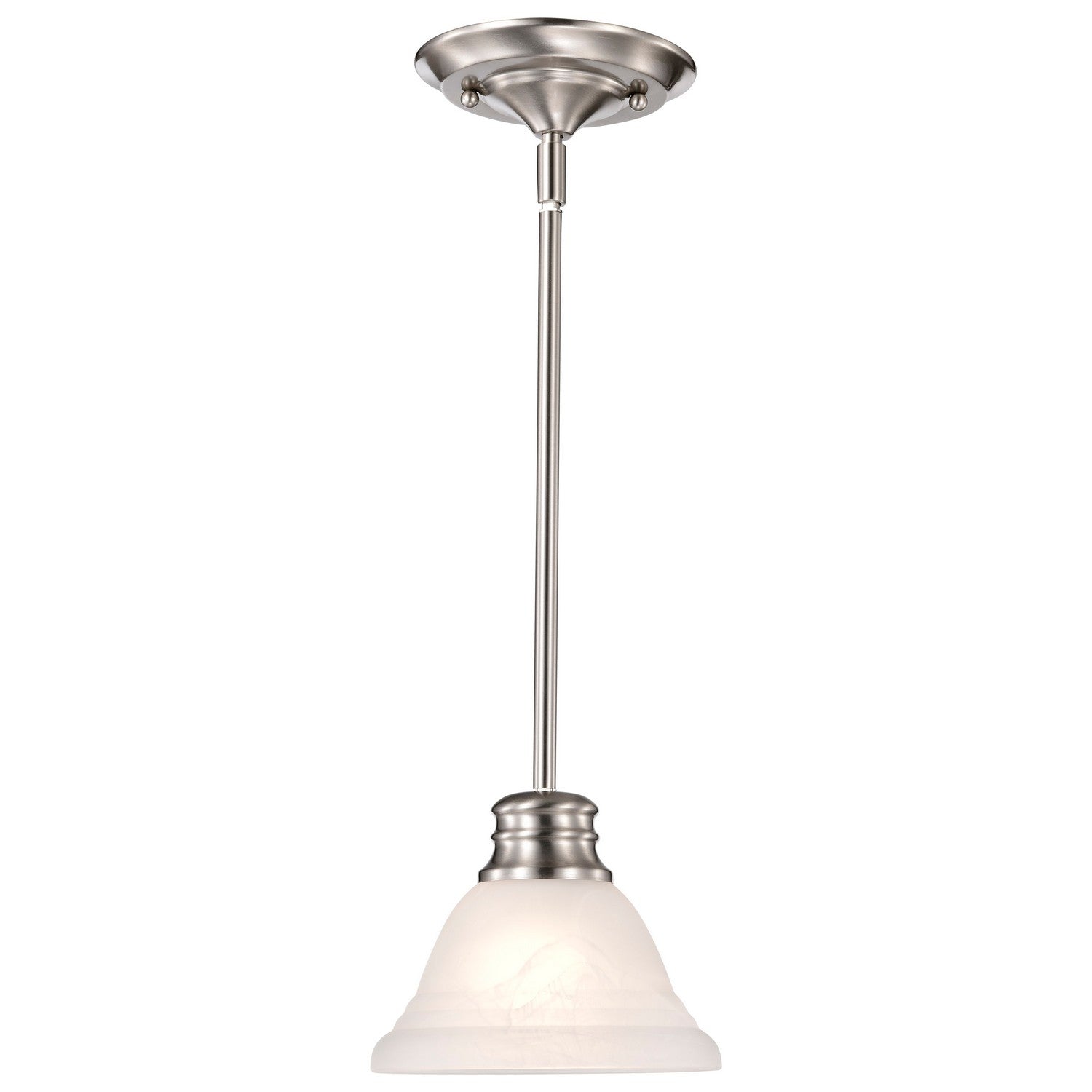 Nuvo Lighting - 60-365 - One Light Mini Pendant - Empire - Brushed Nickel