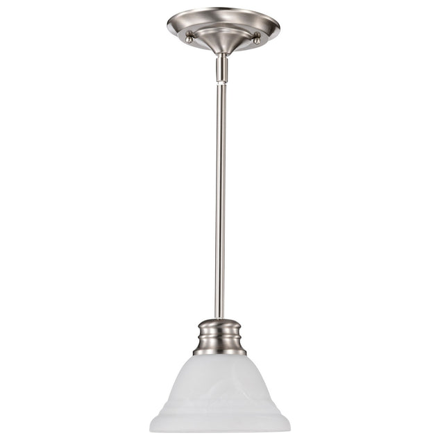 Nuvo Lighting - 60-365 - One Light Mini Pendant - Empire - Brushed Nickel