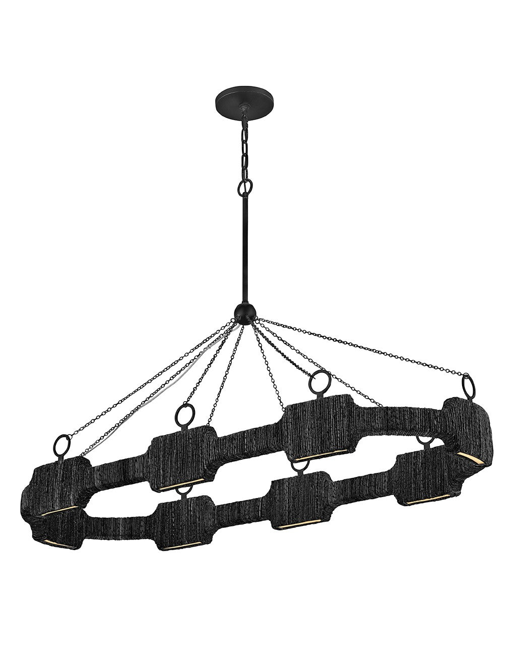 Hinkley - 34107CBK - LED Linear Pendant - Raffi - Carbon Black
