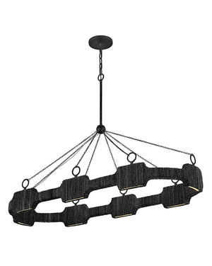 Hinkley - 34107CBK - LED Linear Pendant - Raffi - Carbon Black