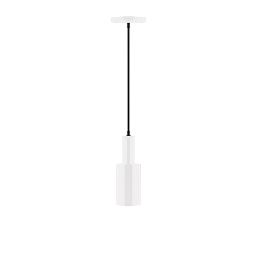 Montclair Light Works - PEBX450-44-C01 - One Light Pendant - Stack - White