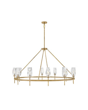 Hinkley - 38259HB - LED Chandelier - Ana - Heritage Brass