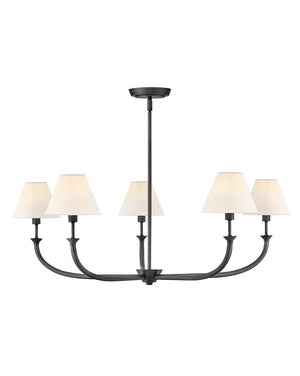 Hinkley - 45165BLB - LED Chandelier - Greta - Blackened Brass