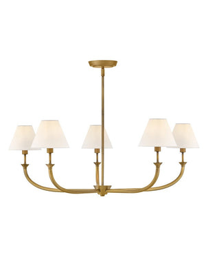 Hinkley - 45165HB - LED Chandelier - Greta - Heritage Brass