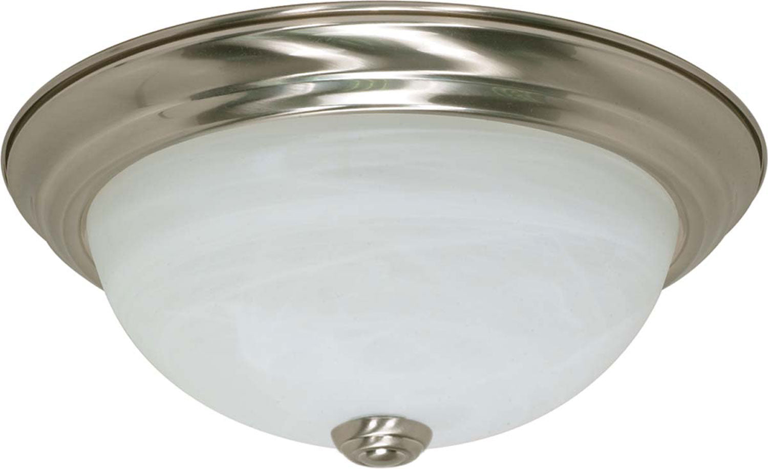 Nuvo Lighting - 60-197 - Two Light Flush Mount - Brushed Nickel