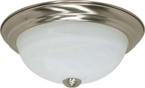 Nuvo Lighting - 60-197 - Two Light Flush Mount - Brushed Nickel