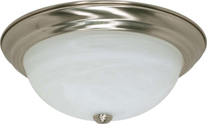 Nuvo Lighting - 60-199 - Three Light Flush Mount - Brushed Nickel