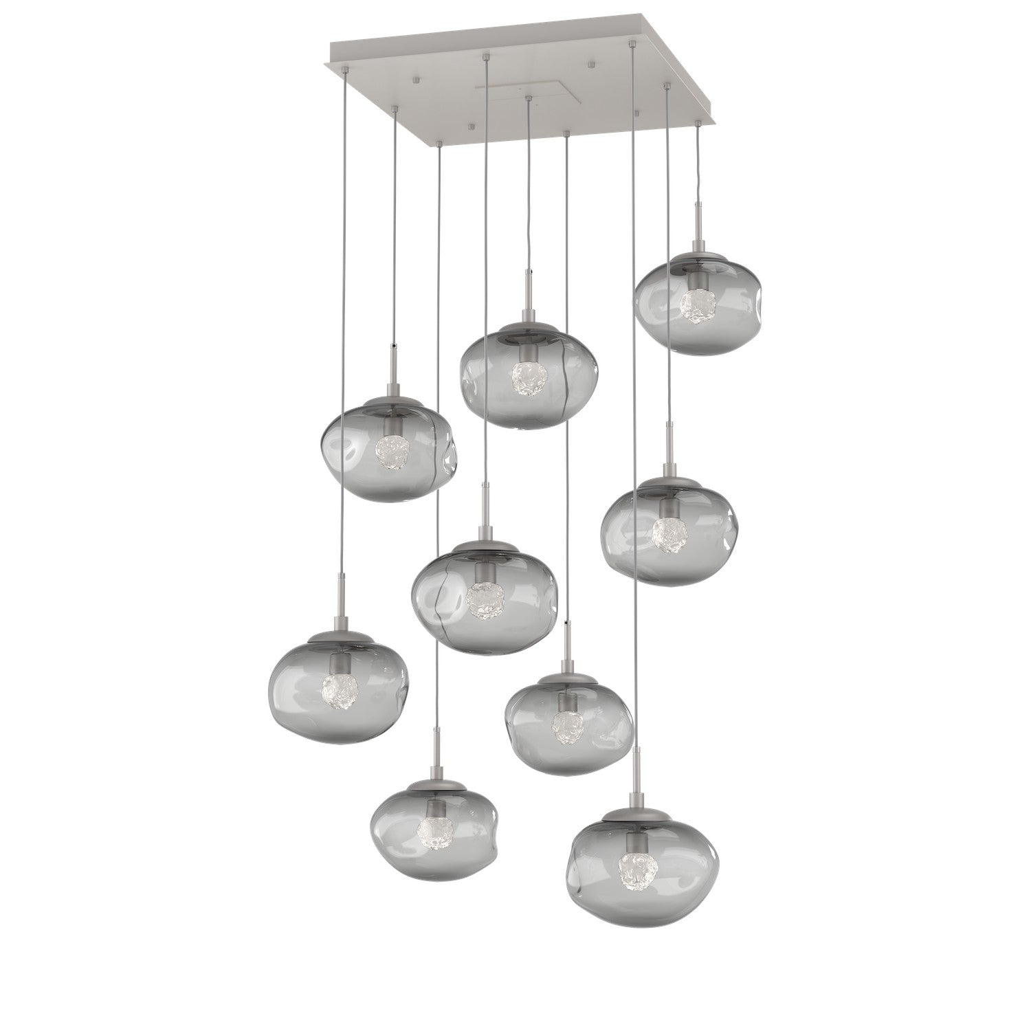 Hammerton Studio - CHB0068-09-BS-FS-C01-L3 - LED Pendant - Nebula - Beige Silver