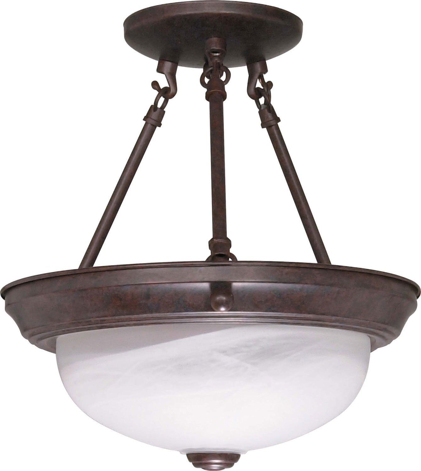 Nuvo Lighting - 60-208 - Two Light Semi Flush Mount - Old Bronze