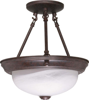 Nuvo Lighting - 60-208 - Two Light Semi Flush Mount - Old Bronze