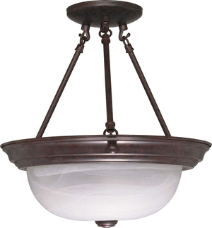 Nuvo Lighting - 60-209 - Two Light Semi Flush Mount - Old Bronze