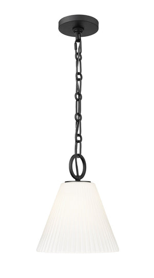 Z-Lite - 3042P10-MB - One Light Pendant - Alaric - Matte Black