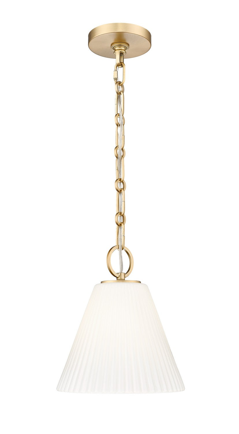 Z-Lite - 3042P10-MGLD - One Light Pendant - Alaric - Modern Gold