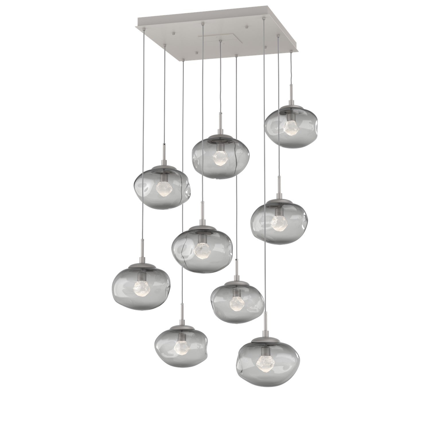 Hammerton Studio - CHB0068-09-BS-ZS-C01-L3 - LED Pendant - Nebula - Beige Silver