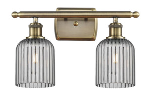 Innovations - 516-2W-AB-G559-5SM - Two Light Bath Vanity - Ballston - Antique Brass