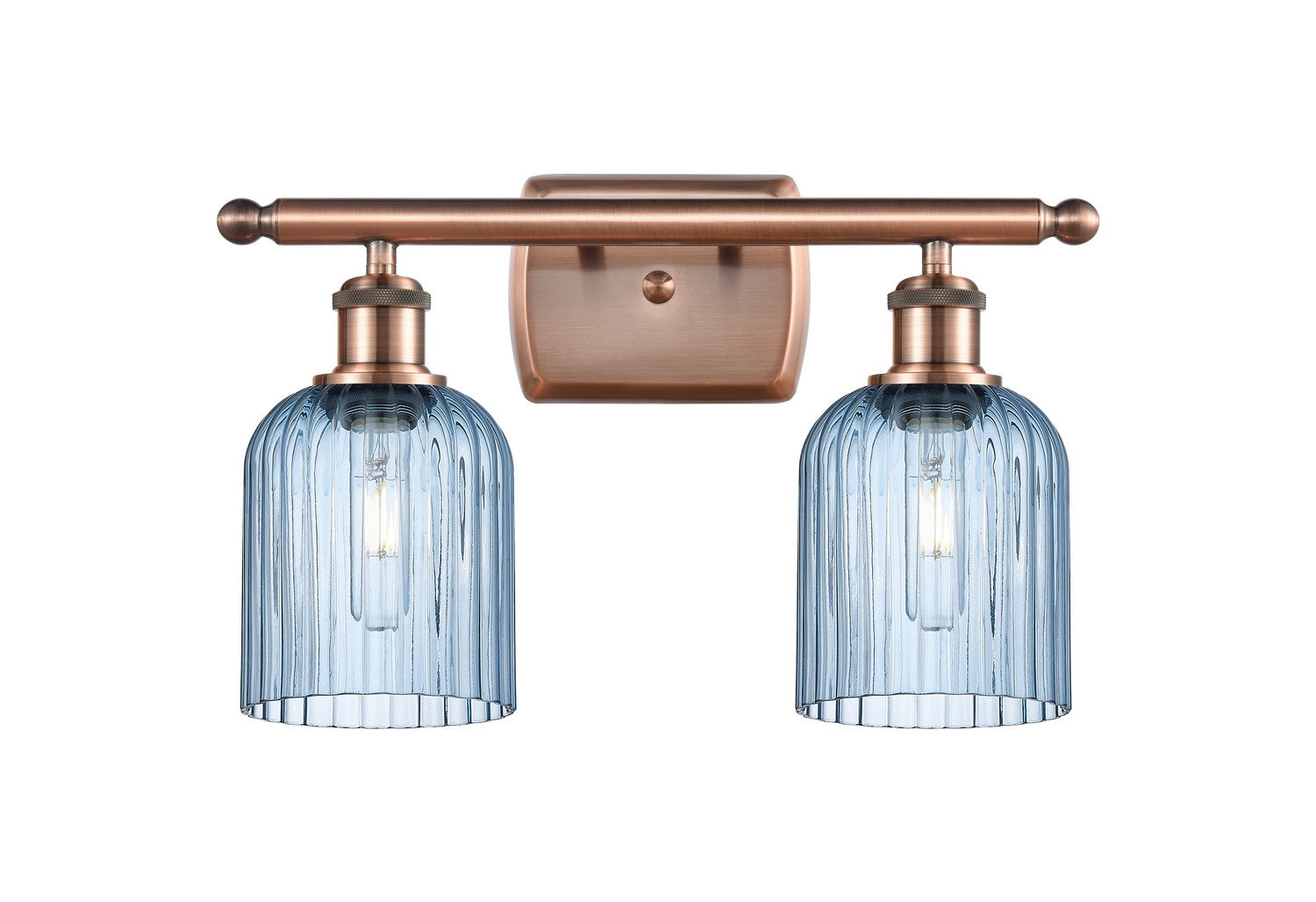 Innovations - 516-2W-AC-G559-5BL - Two Light Bath Vanity - Ballston - Antique Copper